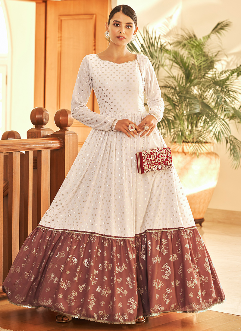 Affordable Crepe Gowns Online Collection - Ethnic Plus