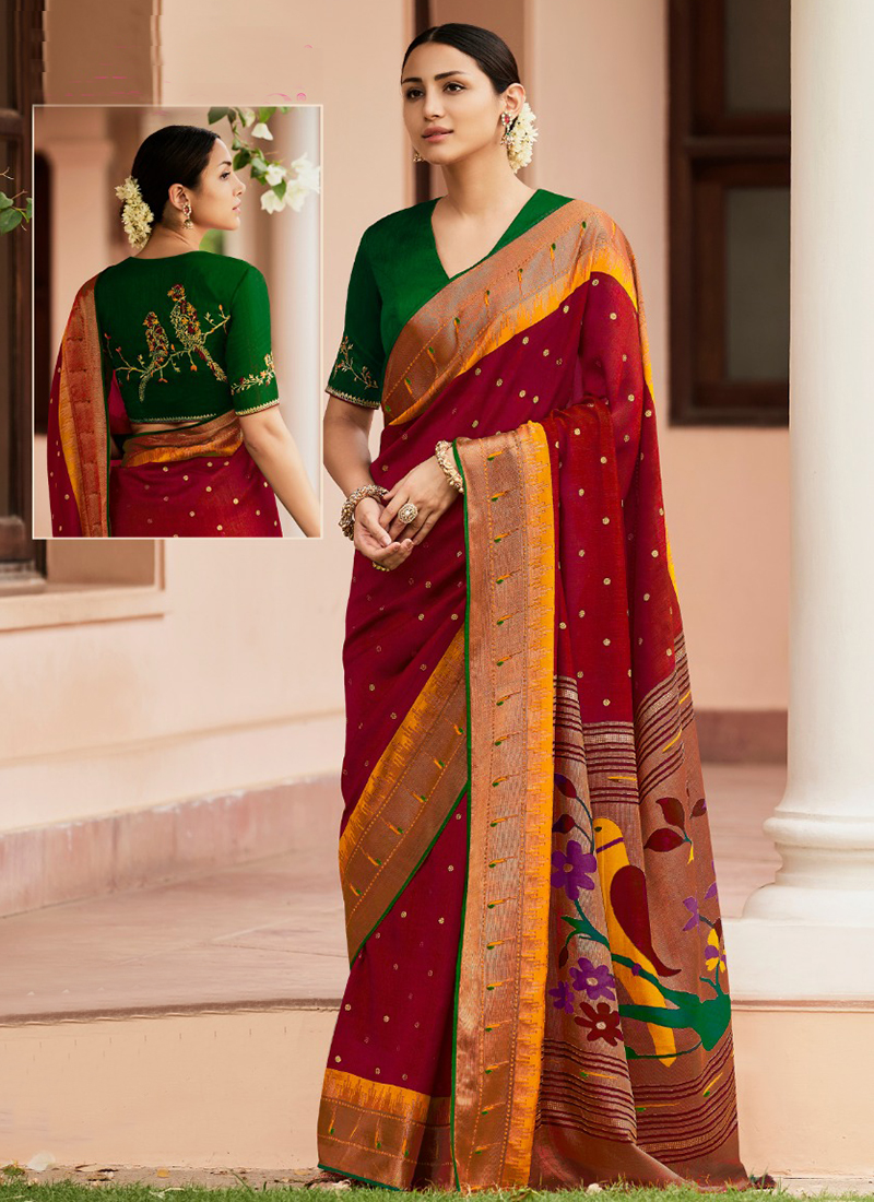 15049 Kimora Latest Designer Party Wear Brasso Sarees Collection Catalog