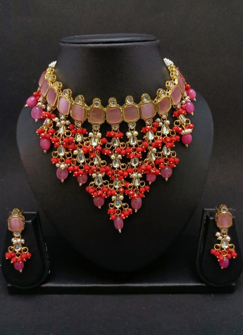 Polki necklace sets buy on sale online