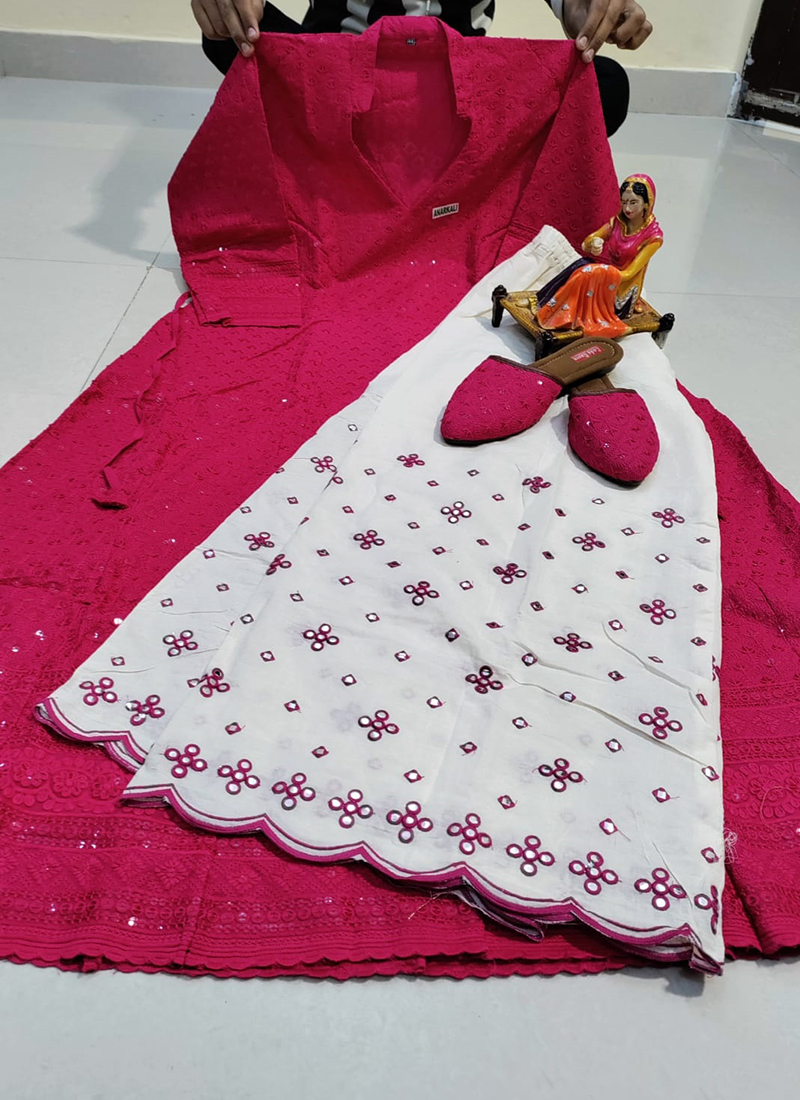 DESIGNER SELF PRINT RAJPUTI COTTON SUIT at Rs.395/Piece in kishangarh offer  by shree siddhi fashion