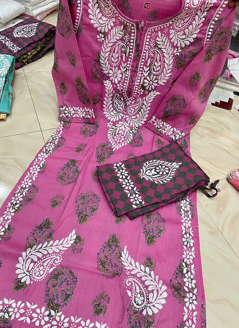 Wholesale Lucknow Chikan Suits  Designer Chikankari Kurtis  Anarkali  Online  Lucknow Lucknowi suits Lehenga saree