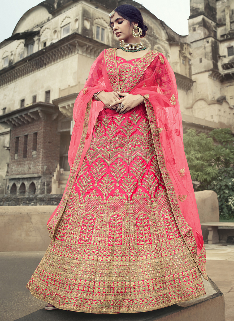 Mauve Designer Heavy Embroidered Net Wedding Lehenga | Party wear lehenga,  Shimmer lehenga, Bridal lehenga choli