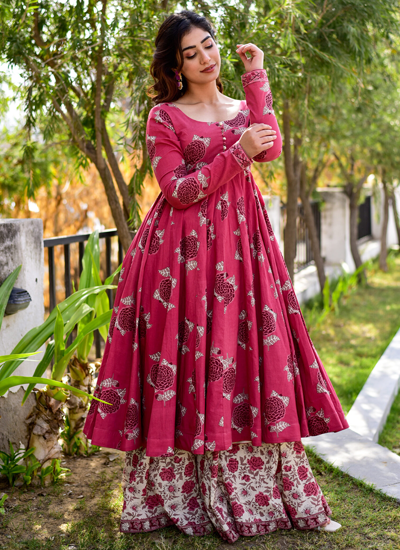 NEW PARTY WEAR HEAVY BUTTER SILK GOWN WITH DUPATTA – Prititrendz
