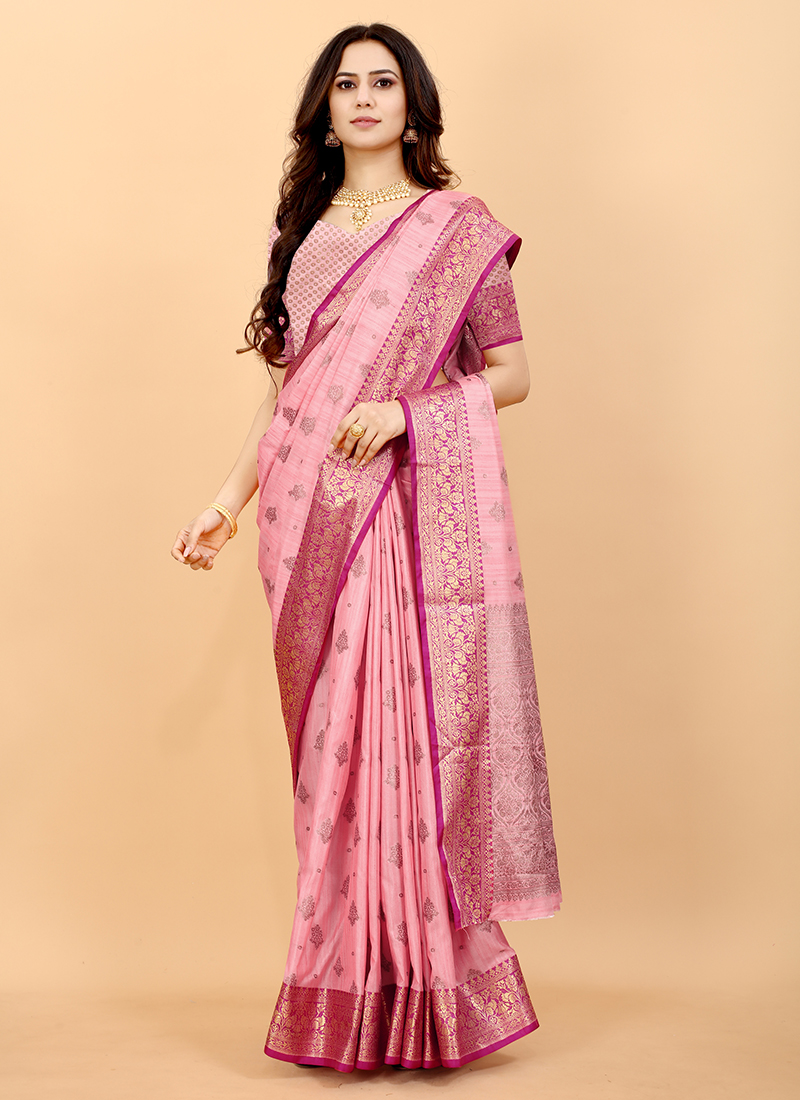 Zari Organza Silk Saree – Shop@DVIJA