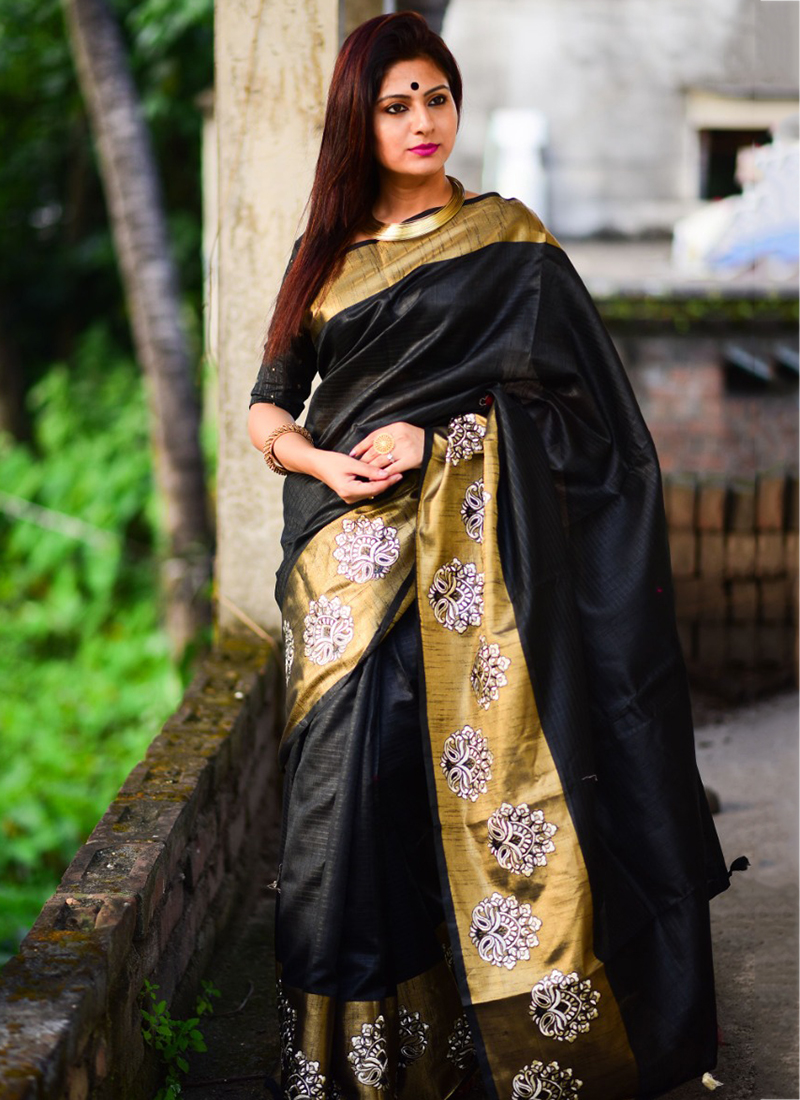 Shop Black Sarees Online Shopping India for Wedding – Page 2 – Sunasa