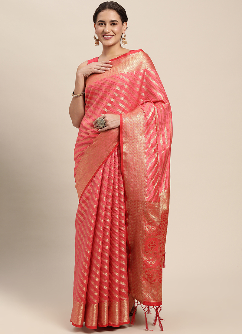 traditional party wear saree on myntra -370120379 | Heenastyle
