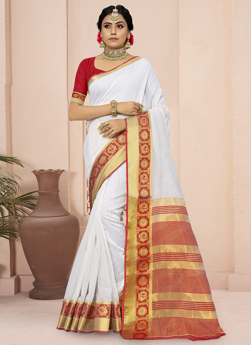 New Beautiful Soft Pure Cotton Saree