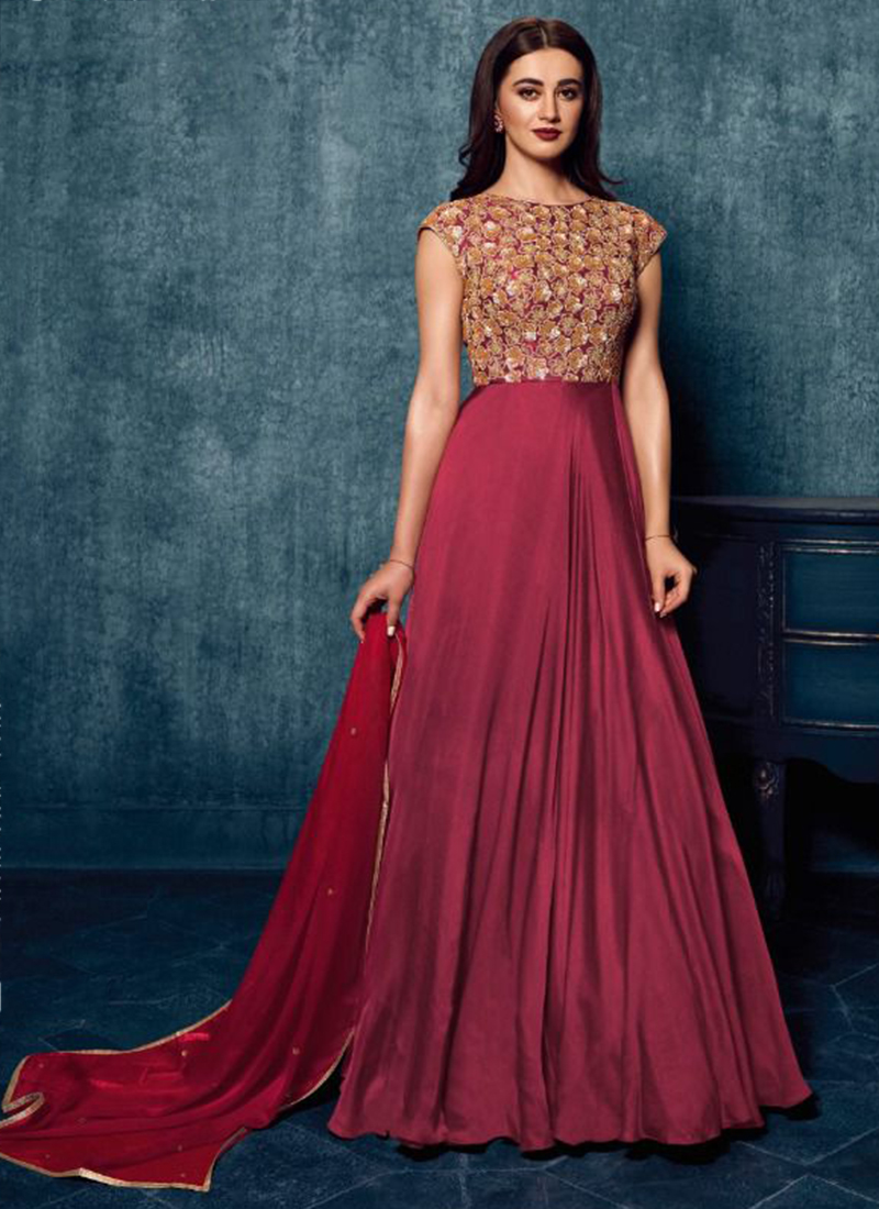 New Indian Evening Gown For Wedding Reception Online Rs1999