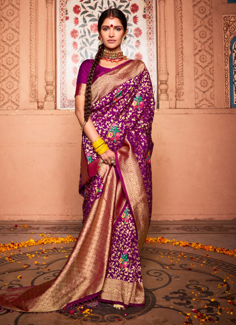 New Latest Trending Bollywood Silk Saree Collection Exclusive - Etsy Finland