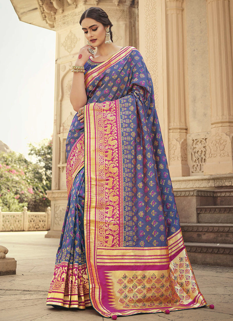Vrindavan Vol 23 Heavy Silk Treading Designer Wedding Sarees Collection ...