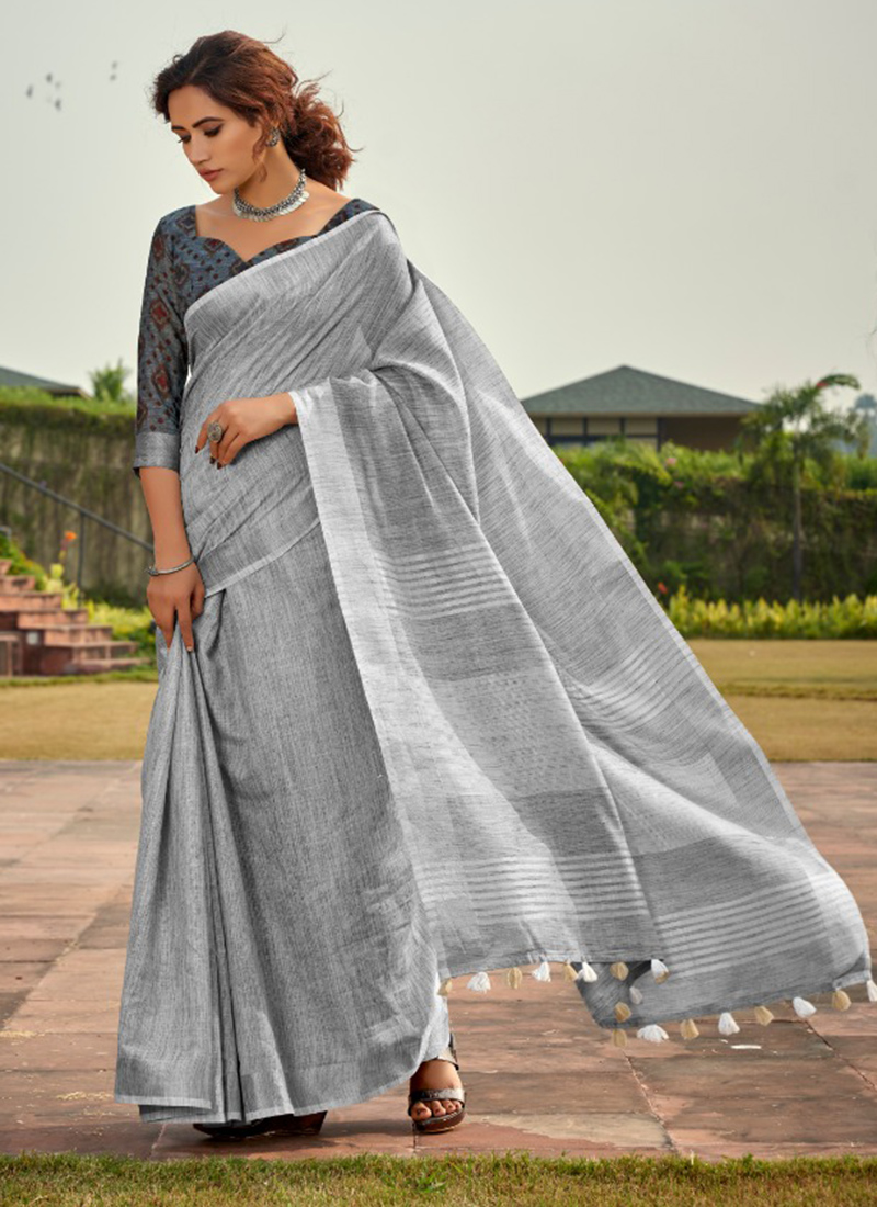 Ladies Khadi Cotton Trendy Mahapar Saree, Length: 6.3 m at Rs 1100/piece in  Ranaghat