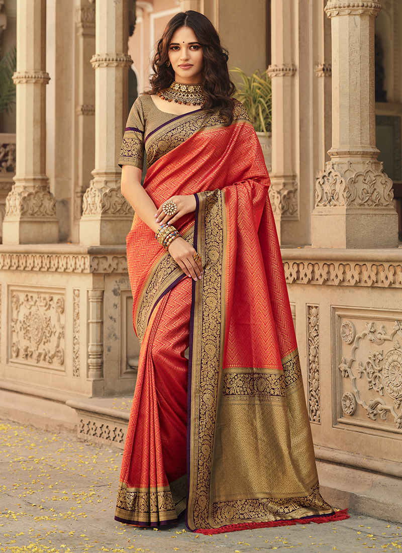 Buy Satrani Poly Silk Black Color Saree with Blouse piece | sarees for  Women| saree | sarees |silk sarees for women Online at Best Prices in India  - JioMart.