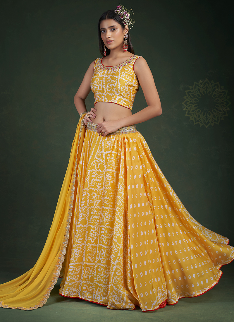 Buy Bridal Yellow Chara Lehenga Online from Anita Dongre