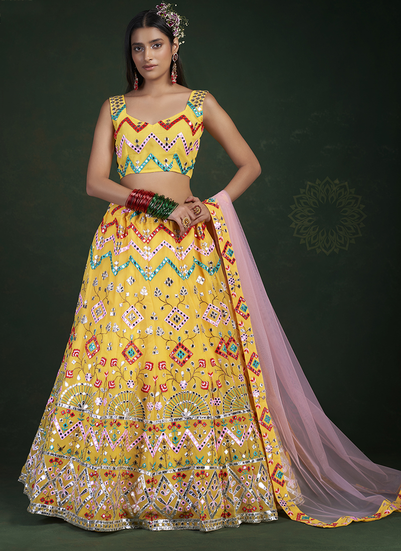 Zari Ghatchola Pure Georgette lehenga main image 0