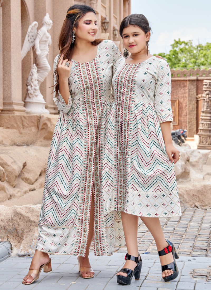 Chikankari Work White Color Naira Cut Indian Women Kurti Pant With Dupatta  Dress | eBay