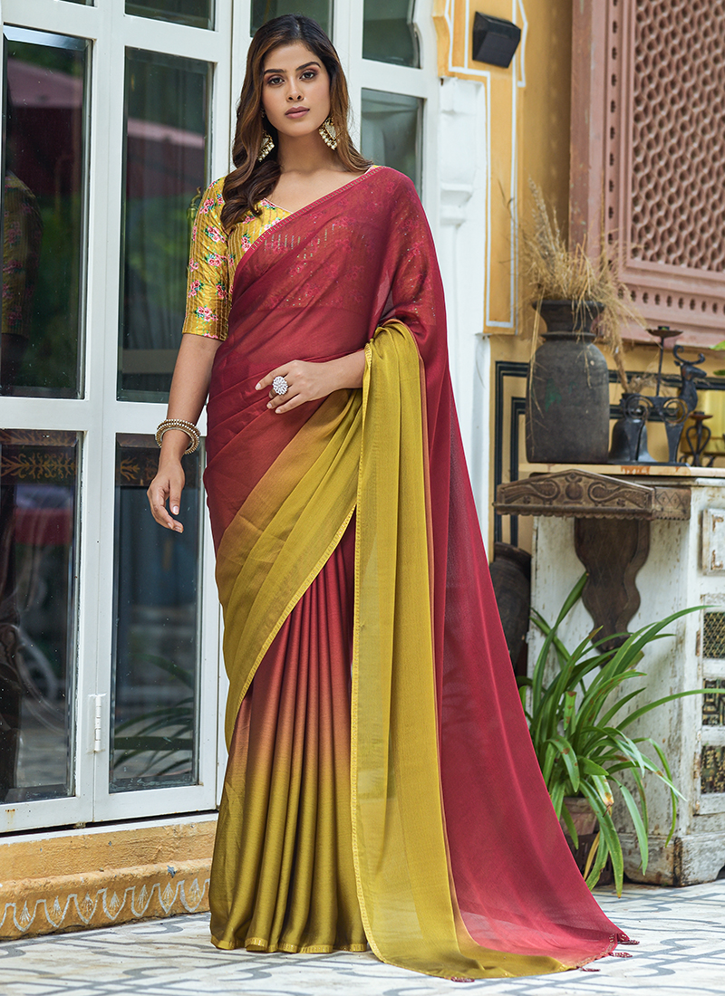 Maroon Color Pure Silk Mark Certified Bishnupuri Silk Sarees Get Extra –  Dailybuyys