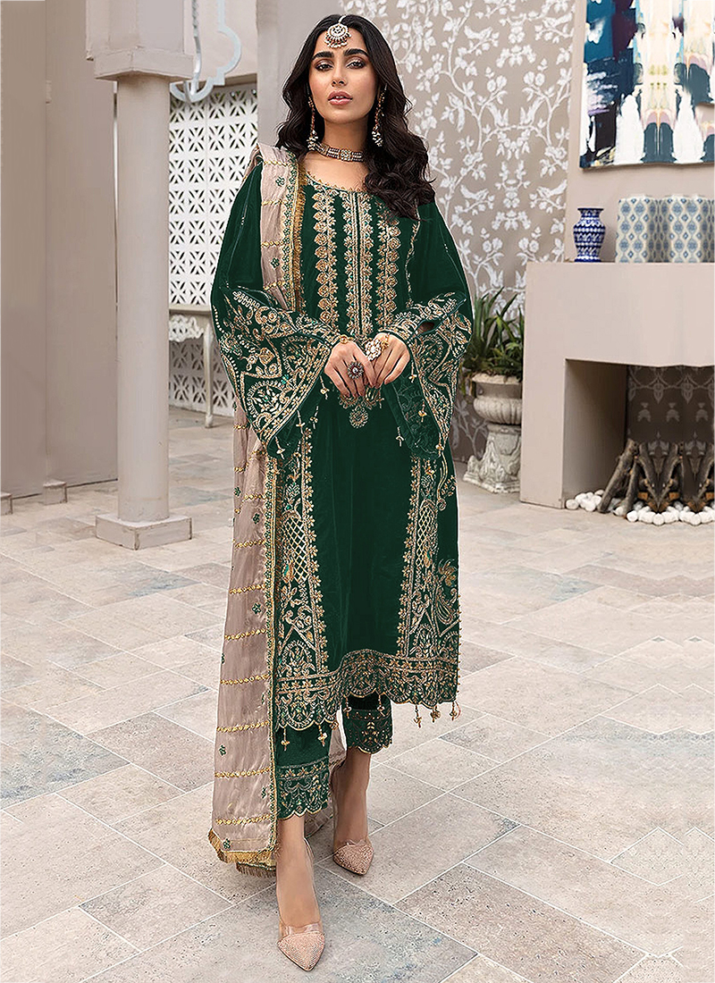 slim fit dress slacks Pakistani Mehndi Outfit Online: Buy Green Anarkali Dress  HATKE BRIDE