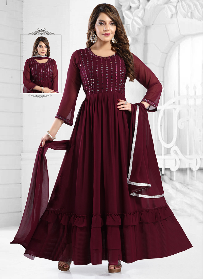 georgette readymade salwar suits