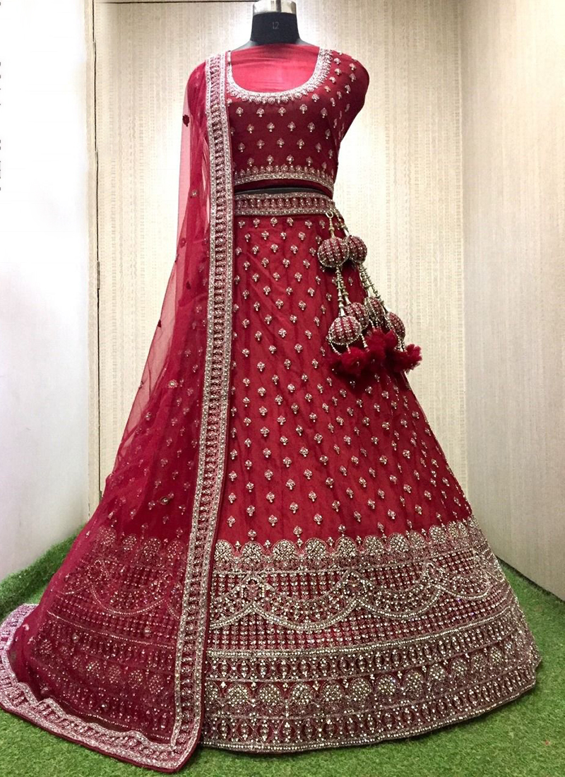 Net Wedding Wear Ghagra Choli at Rs 2599 in Surat