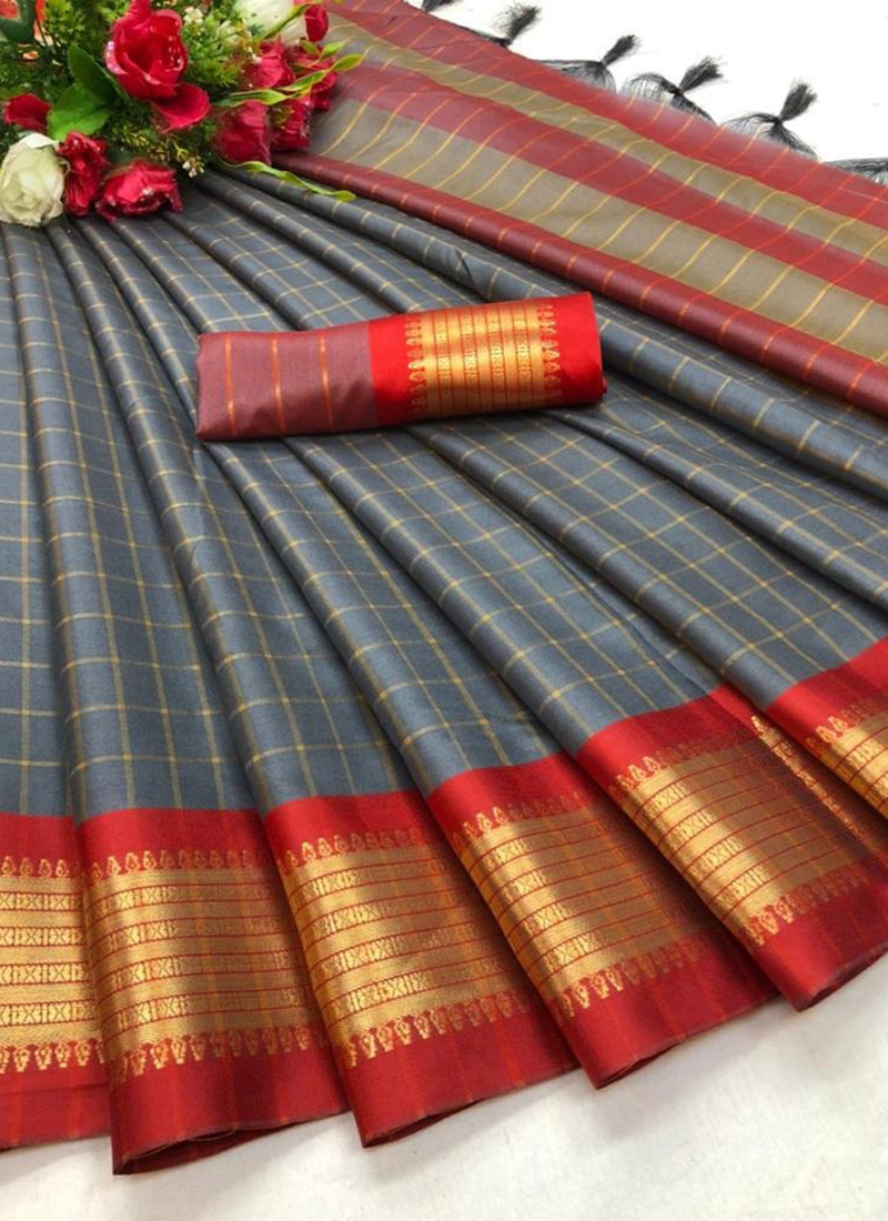 Mercerices Party Wear Pure Mercerised Cotton Silk Saree, With Blouse, 6.3 m  at Rs 550 in Surat