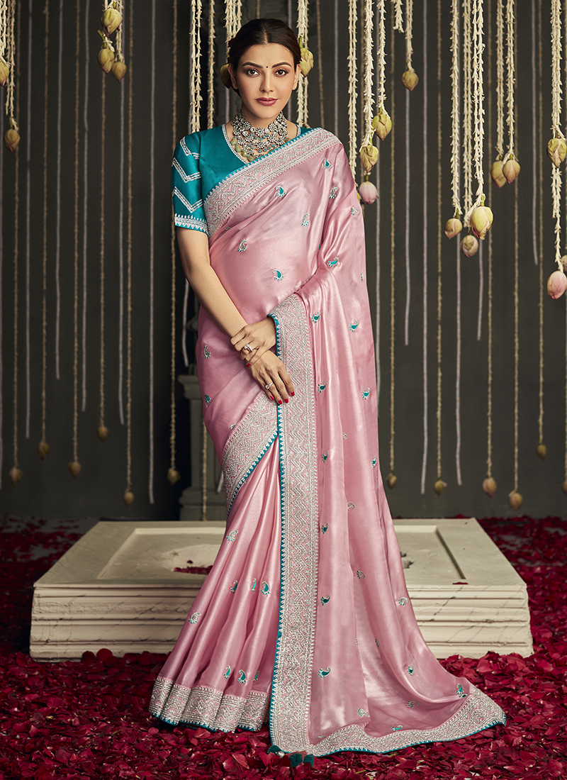 NIGAAR MAKHNA CREP HEAVY PALLU STYLE FANCY SAREE WITH HEAVY WORK BLOUSE AND  BELT BY S3FOREVER WHOLESALER AND DEALER