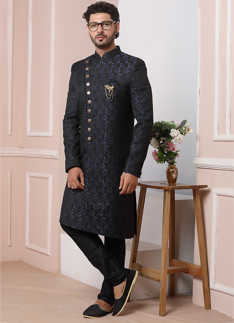 Blue Kurta Imported Chudidar main image 0