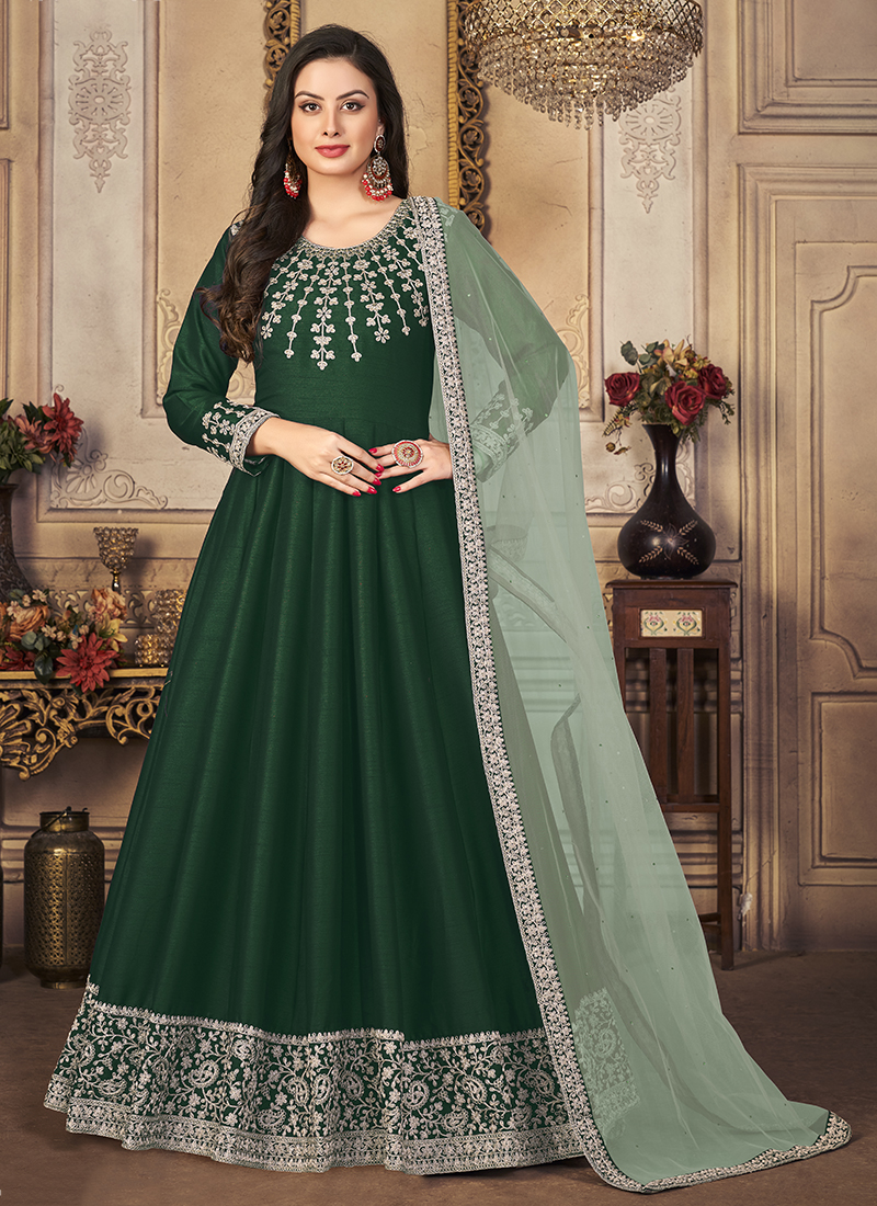 Georgette Semi-Stitched Designer Gown Style Anarkali Suit at Rs 1450 in  Surat