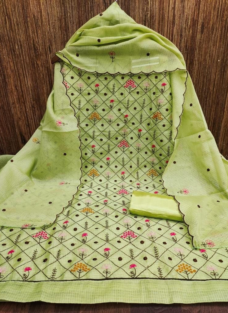 SBS95 Kota Chex Wholesale Dress Materials 4 Pieces Catalog Catalog