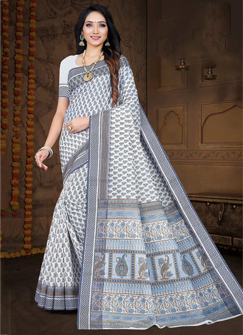 Buy White Pink Silk Festival Wear Weaving Saree Online From Wholesale  Salwar.