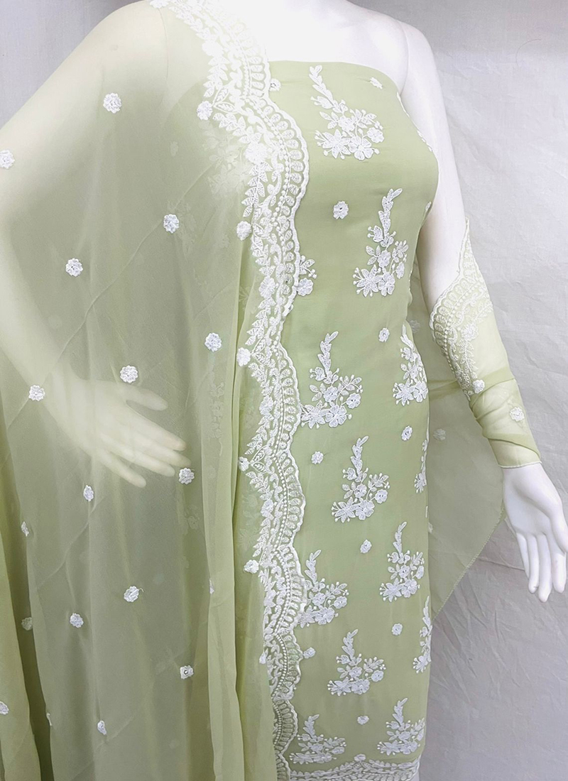 Georgette on sale churidar material