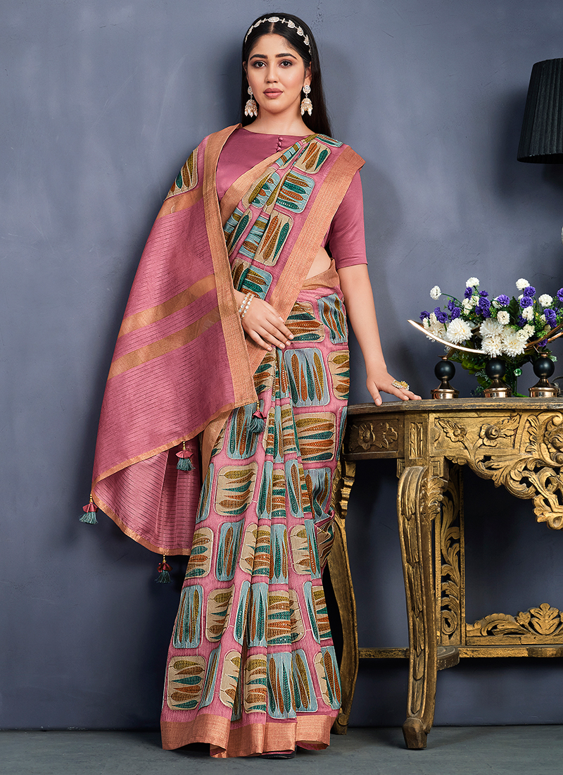 Tussar Silk Saree | Handwoven Pure Silk | PT 724 – Panjavarnam-cacanhphuclong.com.vn
