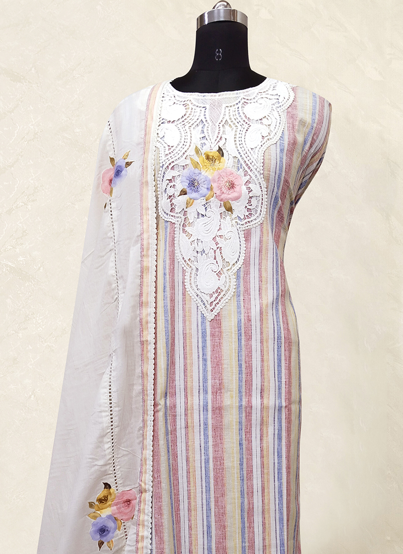 Linen dress 2024 material online