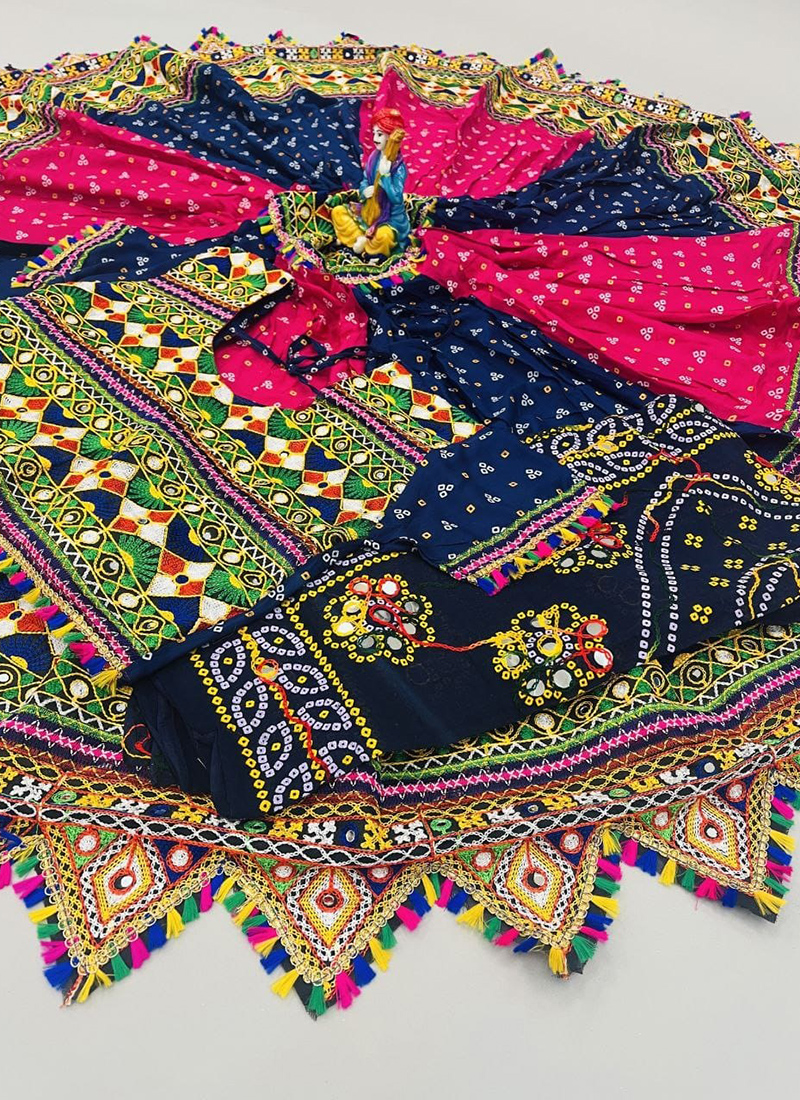 Navratri SPECIAL BANDHANI PRINTED LEHENGA CHOLI