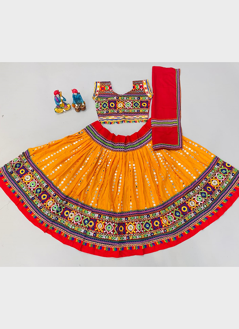 Buy Nanda Women Rayon Handmade Banjara Style Sanedo Chaniya Choli-Peacock  Embroidered-Lehenga Choli-Gujarati Garba Ghagra Choli Pink Free Size Online  at desertcartINDIA