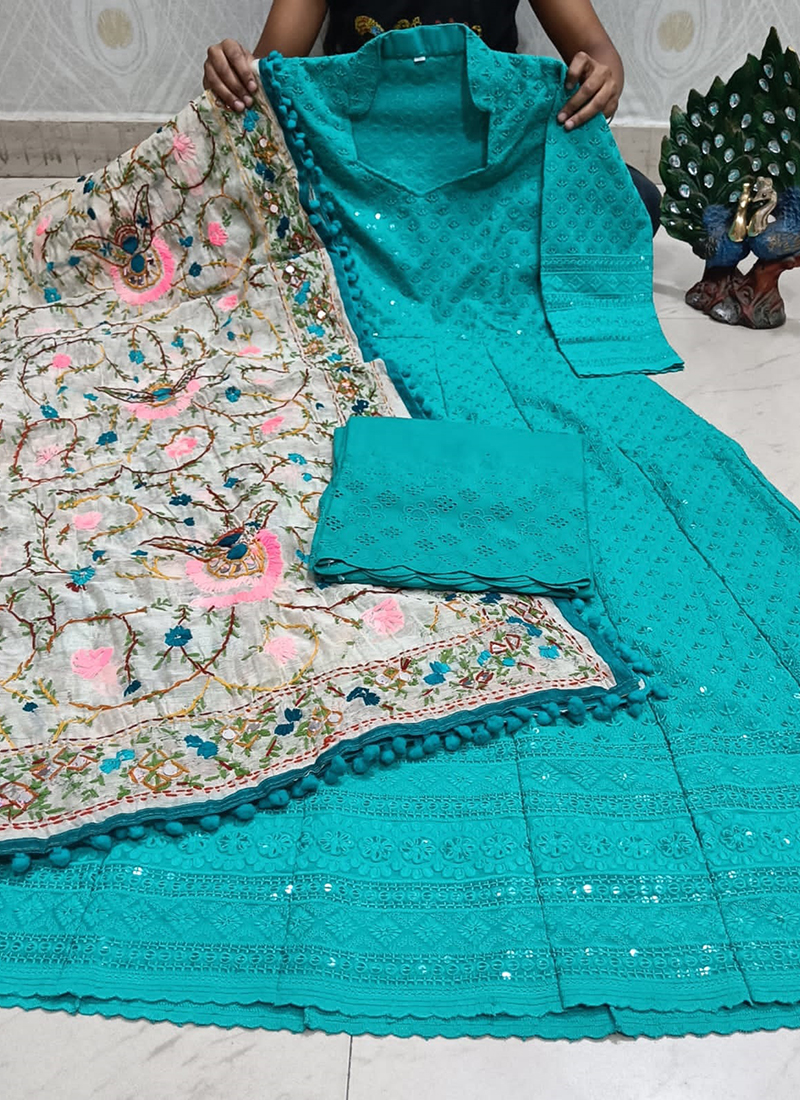 Buy Multi Color Lehenga And Blouse Kasab Satin Printed & Hand Panelled Set  For Women by Tarun Tahiliani Online at Aza Fashions.