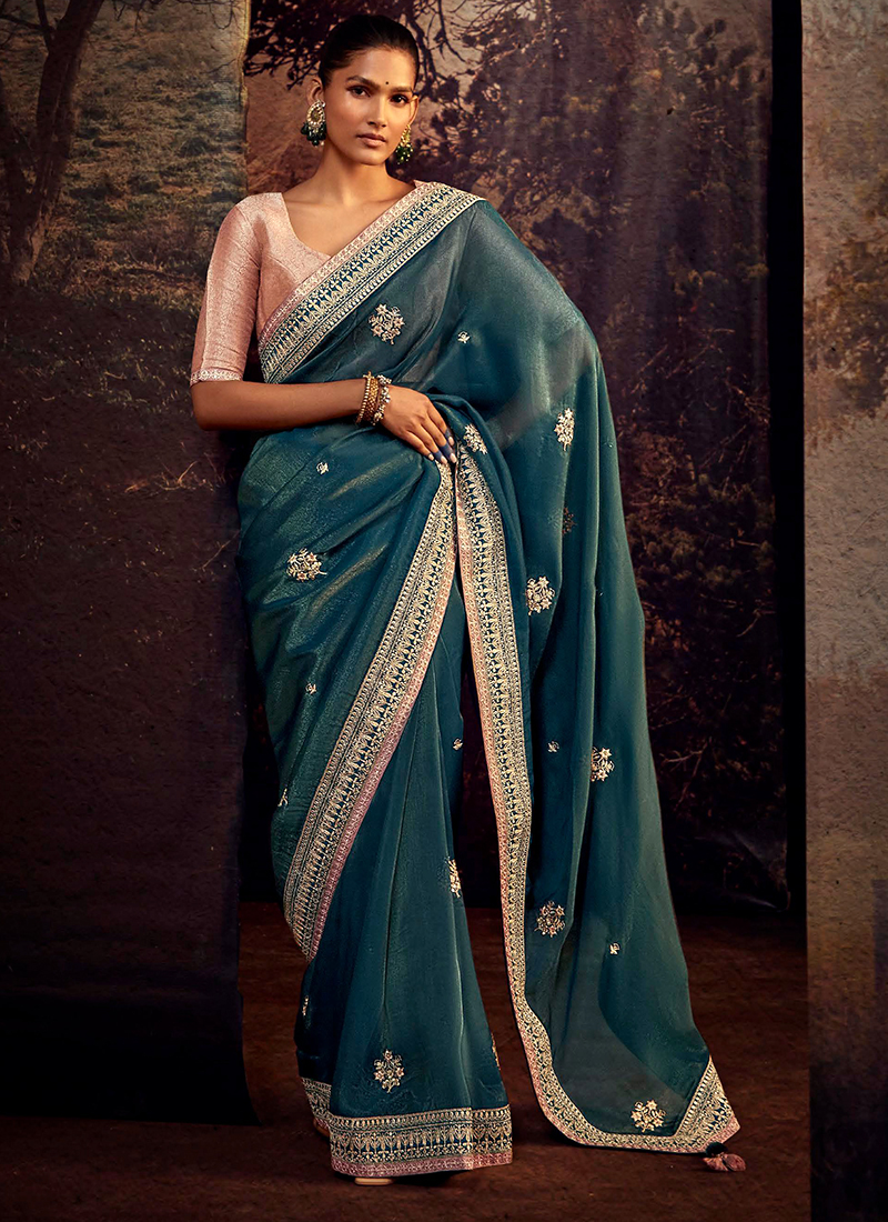 New latest Design saree with blouse pieces fancy party wear saree printed  sarees sadi daily wear