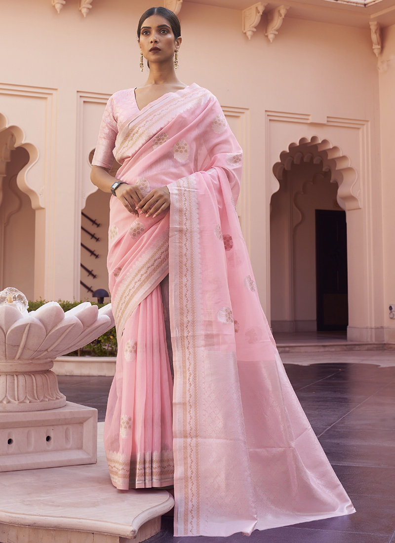 Linen Cotton Sarees - Buy Pure Organic Linen Sarees Online in India at Best  Price – tagged 