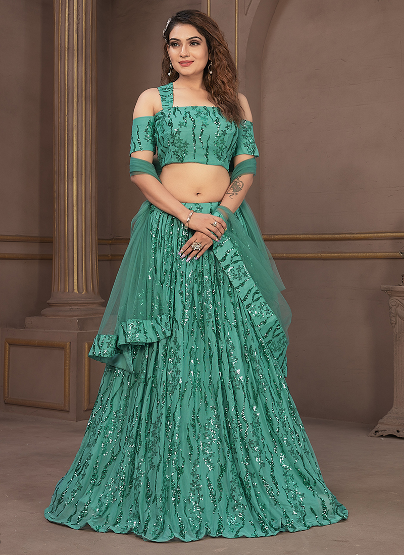 Pink Embroidery Designer Party Wear Lehenga Choli at Rs 1699 in Surat