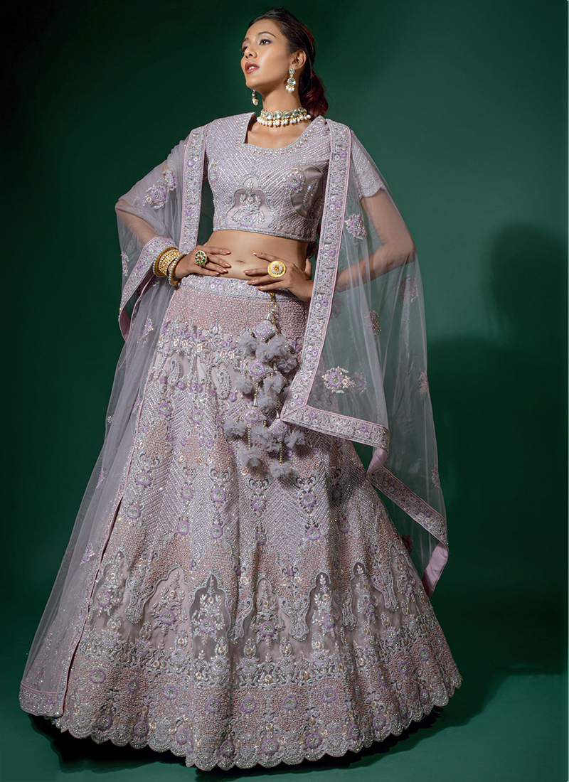 Shop Grey Color Bollywood Lehenga Choli Online | Ethnic Plus