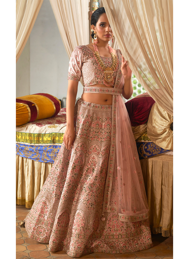 Indian bridal reception dress 2018 - slit sleeve gowns lehenga |  Fashionmate | Latest Fashion Trends in India
