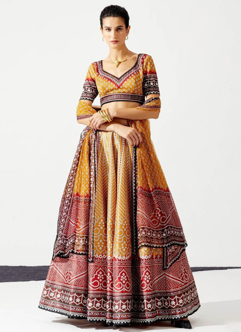 Masterly Thread Work Festival Designer Lehenga Choli