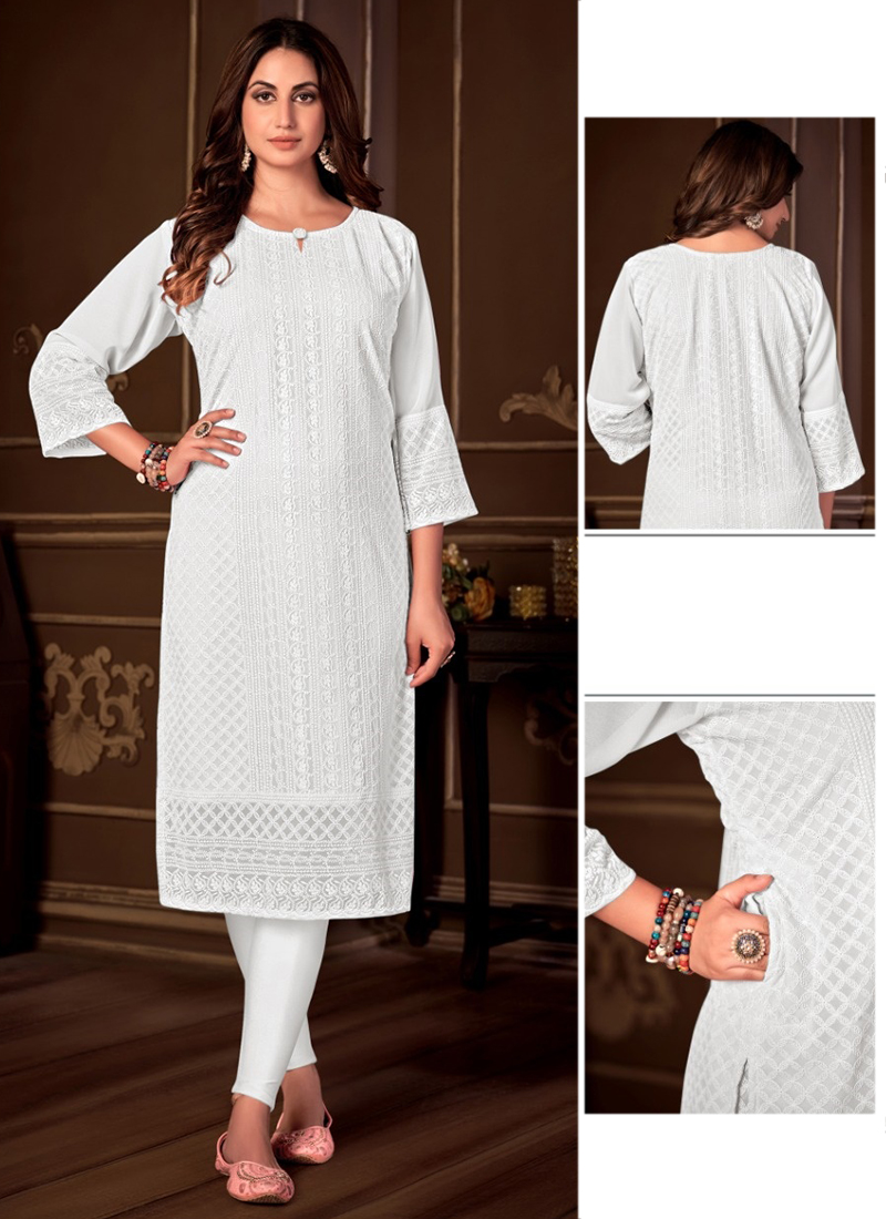 Lowest Price | $13 - $26 - Georgette Kurti and Georgette Tunic Online  Shopping
