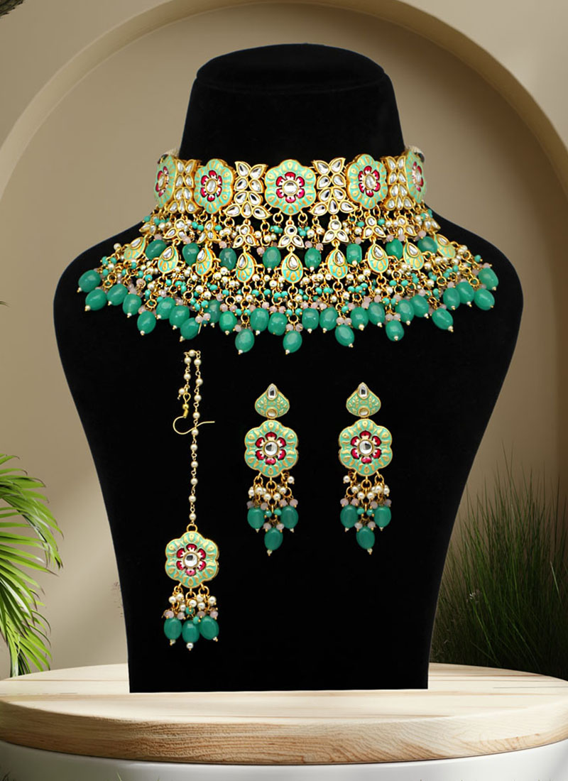 Meenakari necklace sale set online