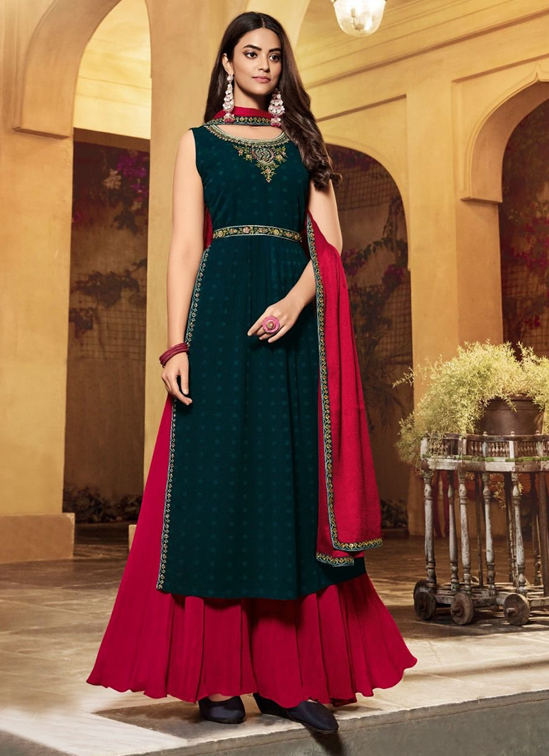 4 piece on sale salwar kameez designs