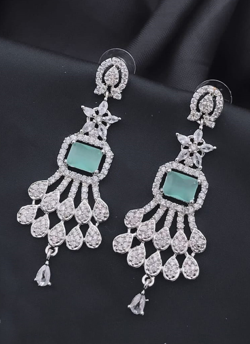 Bollywood Kundan chandelier Earrings |Indian Chandbali Earrings| Brida –  Indian Designs