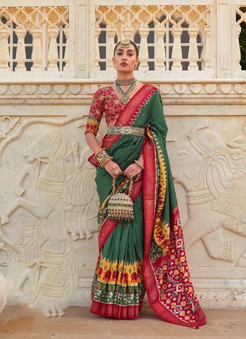 Vipul Aroma Silk Plus Vol-2 Smooth Patola Silk Wholesale Wedding Saree  Catalog