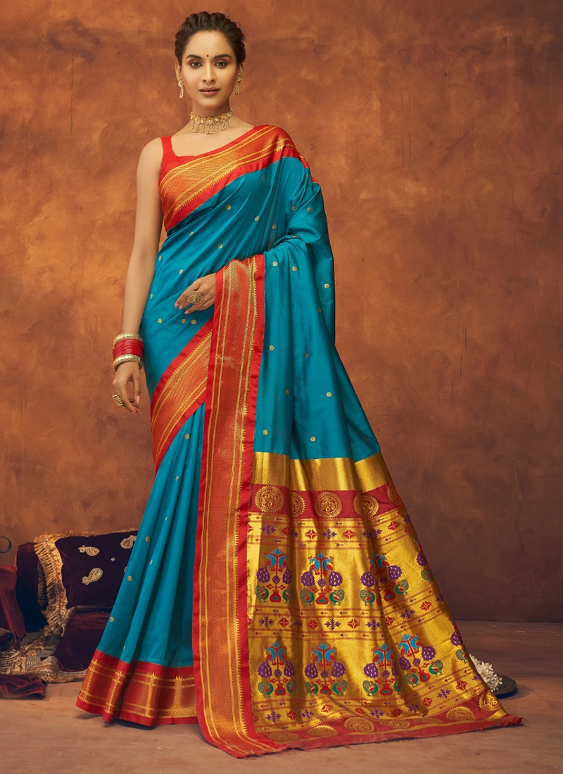 Party wear clearance paithani saree