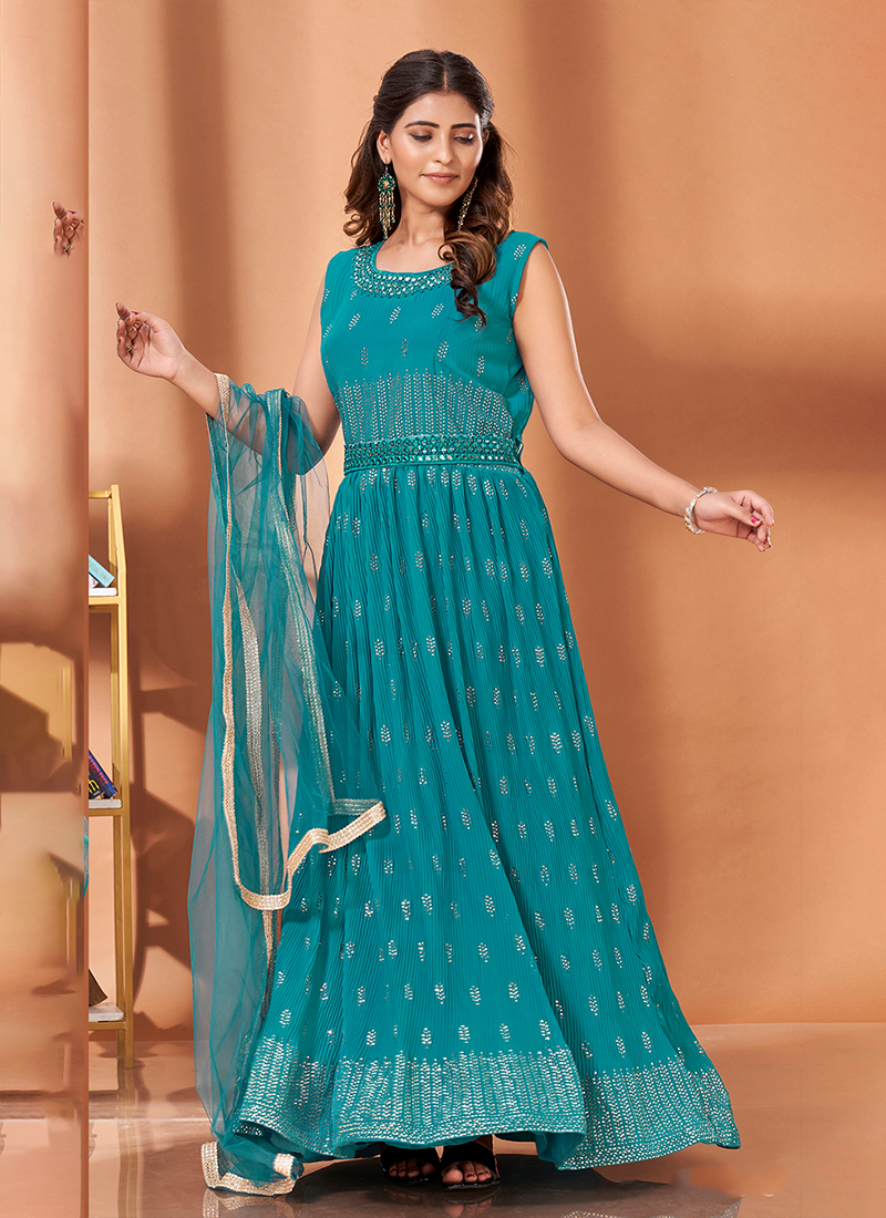 Taniya Vol 2 Pure Upada Silk With Swarovski Diamond Work Designer Suit  Mehndi Color