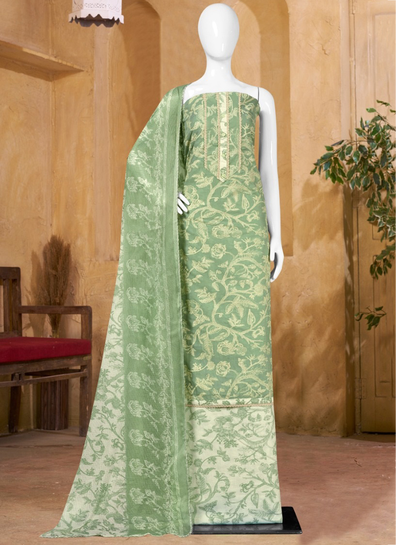 Buy Kurti Zone Women's Net Dress Material (White) at Amazon.in