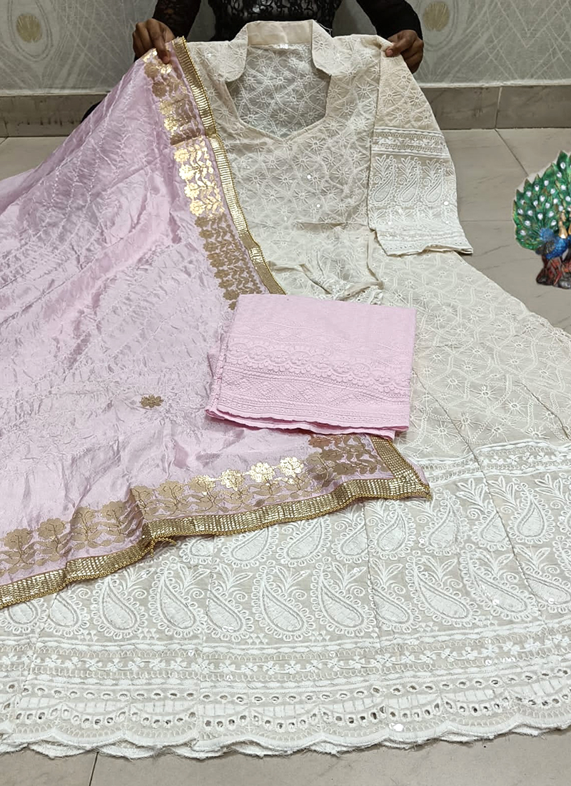 Cotton 2024 phulkari suit